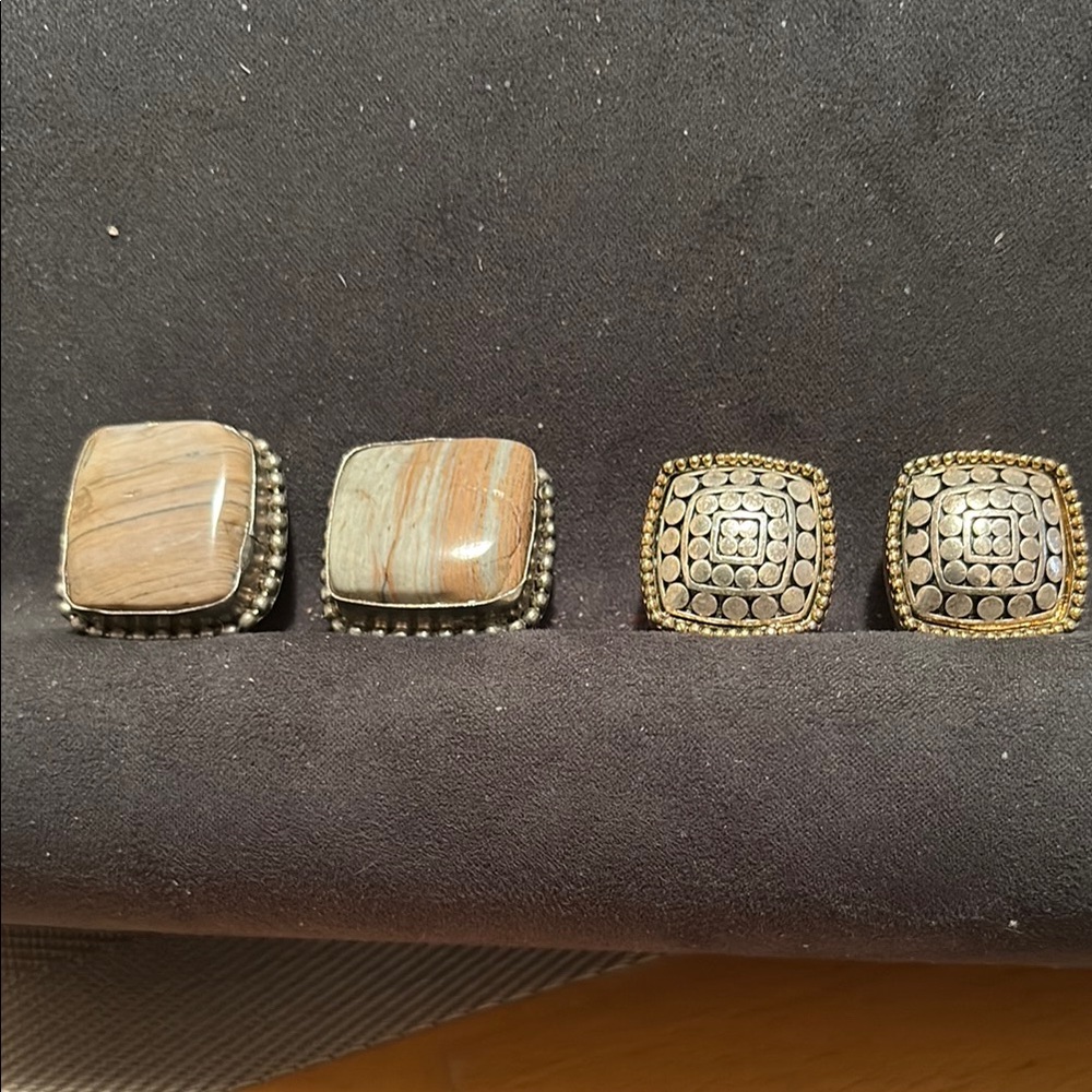 2 pair of stunning clip on earrings